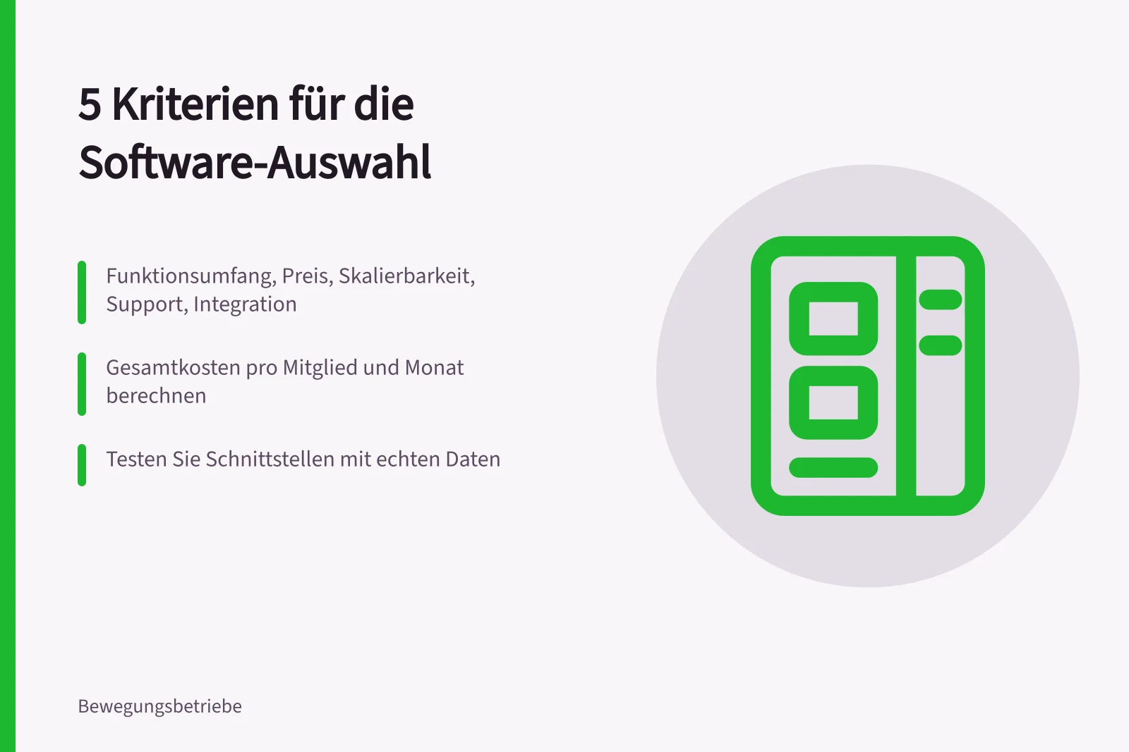 Kriterien für die Auswahl von Mitgliederverwaltungssoftware
