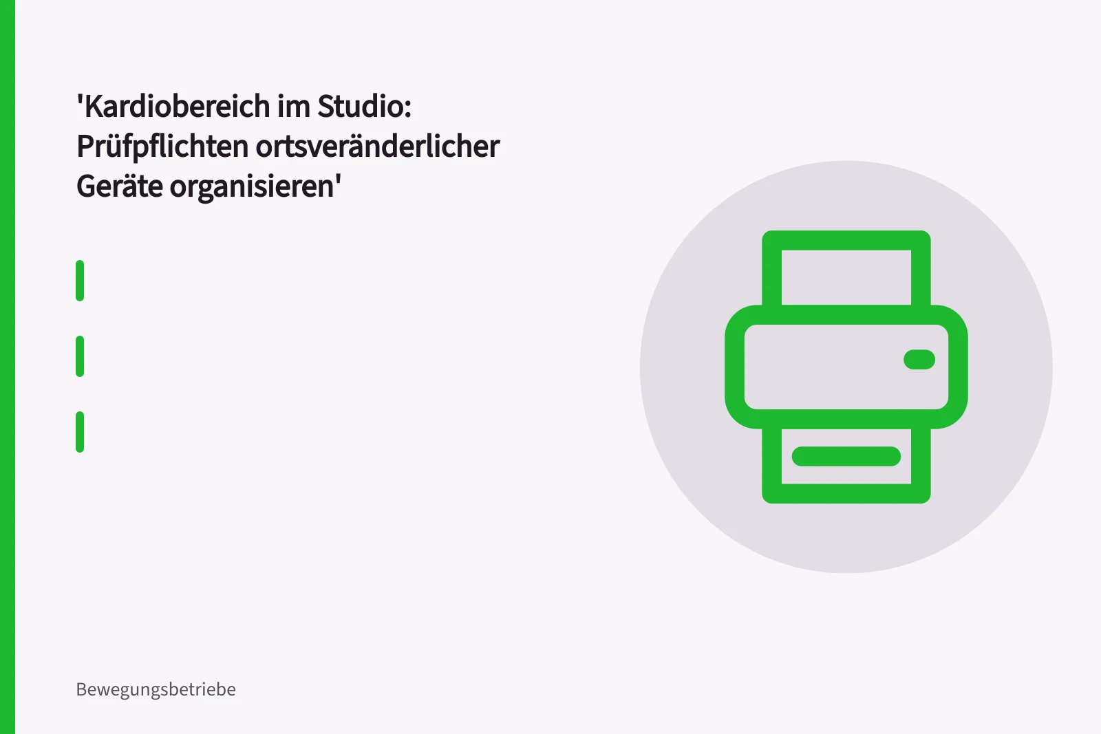 Laufband im Kardiobereich mit laufendem Band und Netzkabel